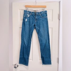 Rich & Skinny Straight Leg Medium Wash Denim